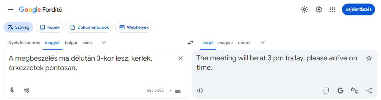 Demo: dupla koppintás a bal Ctrl-lel elindítja a felvételt, majd a Ctrl+1 leállítja és másolja